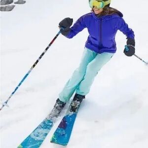 Athleta teal ski snowboard snow pants 16